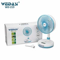 Weidasi WD-219 Desktop Fan | AC/DC | USB Rechargeable | Multi-function | ShopX_img_1