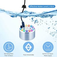 Ultrasonic Mist Maker Fogger Ss Body Water Fountain Pond Fog Air Humidifier Atomizer_img_4