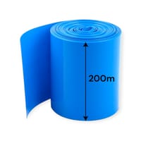 200mm PVC Heat Shrink Tubing Wrap | Blue Color | Battery Pack Insulation Sleeve_img_0