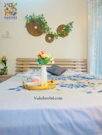 ওয়াল ডেকোর ৩ পিস সেট + আর্টিফিশিয়াল ফুল_img_1