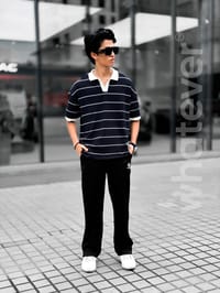 𝗨𝗻𝗶𝘃𝗲𝗿𝘀𝗶𝘁𝘆 𝗦𝘁𝗿𝗶𝗽𝗲 𝐏𝐎𝐋𝐎 𝐓-𝐒𝐡𝐢𝐫𝐭 Black_img_3