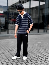 𝗨𝗻𝗶𝘃𝗲𝗿𝘀𝗶𝘁𝘆 𝗦𝘁𝗿𝗶𝗽𝗲 𝐏𝐎𝐋𝐎 𝐓-𝐒𝐡𝐢𝐫𝐭 Black_img_1