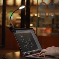 Baseus Rechargeable Mini Clip Lamp For Book Reading, Aquarium, Laptop Keybaord Light Portable And Useful (DGRAD-0G)_img_1