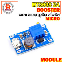 MT3608 Micro USB Step Up Boost Converter - Power Supply Boost Module DC To DC 2V-24V to 5V-28V 2A - Efficient Voltage Boosting Solution_img_1