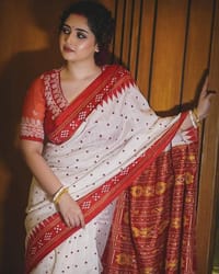 Half Silk Sharee with Blouse piece_img_0