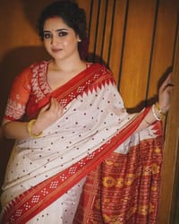 Half Silk Sharee with Blouse piece_img_2