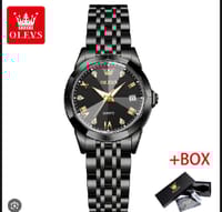 Olevs 9931 Luxury Fashion Stainless Steel Imported Wuartz Movement Ladies Wristwatch_img_1
