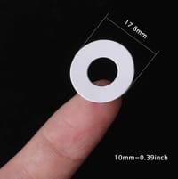 Li-ion Battery Anode Insulation Gasket | 18650 Battery Hollow Point Insulator Ring | Plastic Anode Protection Washer_img_0