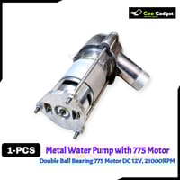 Metal Water Pump Kit with 775 Motor | 12V DC, 21000RPM | Double Ball Bearing Upgrade_img_3