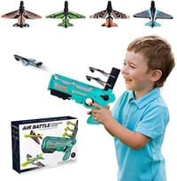 Air Battle Gun with 4 Foam Aircrafts for Kids Outdoor Sport Activity_img_3