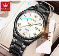 O'levs 5661 Golden Stainless Steel Analog Wrist Watch for Men_img_1