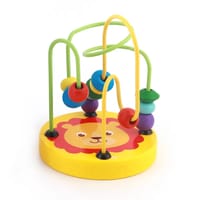 Baby Montessori Educational Math Toy – Bead Wire Maze Roller Coaster_img_4