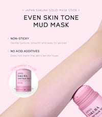 LAIKOU Japan Sakura Solid Mask Stick - Deep Cleaning Face Mask 40g_img_2