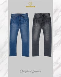 Jeans Pant 2 Pcs Combo (Light Blue & Dark Ash Wash) - 253068_img_0