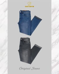Jeans Pant 2 Pcs Combo (Light Blue & Dark Ash Wash) - 253068_img_2