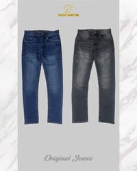 Jeans Pant 2 Pcs Combo ( Dark Blue & WashDark Ash) - 253067_img_0
