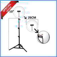10inch Selfie LED Ring Light with Portable Light Stand_img_0