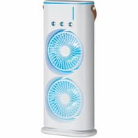 Rechargeable Remote Control Double Head Spray Cooling Fan_img_1