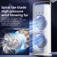 Rechargeable Remote Control Double Head Spray Cooling Fan_img_5