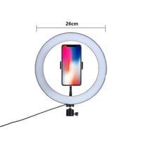 10inch Selfie LED Ring Light with Portable Light Stand_img_2