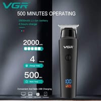 VGR V-937 Professional Rechargeable Hair Trimmer | 500 Min Runtime | ShopX_img_1