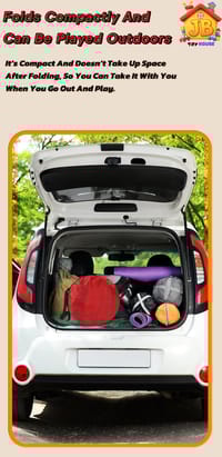 Kids' Cartoon Police & Fire Truck Pop-Up Play Tent - Skylight, Indoor/Outdoor Fun_img_7