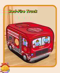 Kids' Cartoon Police & Fire Truck Pop-Up Play Tent - Skylight, Indoor/Outdoor Fun_img_9
