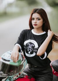 VE Gear “ROYAL VIBE” Black and white Oversized T-shirt_img_2