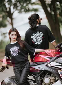 VE Gear “GO BEYOND”  Black and white Oversized Drop Shoulder T-shirt_img_4