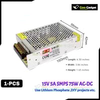 15V 5A 75W SMPS AC to DC Metal Power Supply – Compact & Reliable_img_0