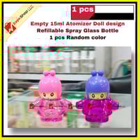 Empty 15ml Atomizer Doll design Refillable Spray Glass Bottle 1 pcs Random color_img_1