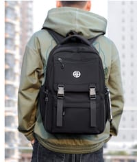 Men's Trend-Brand Waterproof Backpack black....( code 131).... ঢাকা সিটিতে ৭০, বাইরে ১৩০ টাকা কুরিয়ার চার্জ প্রযোজ্য_img_1