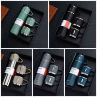 3 in 1 Vacuum Insulated Thermal Flask Set With Cup Set_img_3
