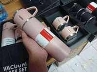 3 in 1 Vacuum Insulated Thermal Flask Set With Cup Set_img_1