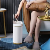 Smart Trash 7L light luxury gold Battery_img_4