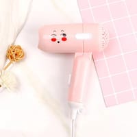 500W Foldable Mini Hair Dryer for fast drying and styling._img_3