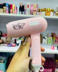 500W Foldable Mini Hair Dryer for fast drying and styling._img_4