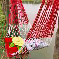 Handmade Hammock Dolna, Camping Hammock Dulna for Balcony, Home, Indoor & Outdoor, Hanging Rope Bed Swing_img_1