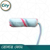 ৫ পিস ৪ ইঞ্চি পেইন্ট রোলার ব্রাশ ফোম ওয়াল পেইন্টিং সুতা রোলার ফোম_img_2