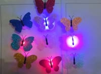 Colorful Luminous Butterfly Small Night Lamp Flash Simulation_img_0