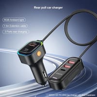 XUNDD XDCH-107 PD30W Car Charger with Rear Expansion_img_1