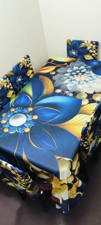 চমৎকার 3D প্রিন্টেড টেবিল ক্লথ সেট:_img_8