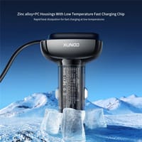 XUNDD XDCH-080 Self-Cable & Three Port Car Charger_img_2