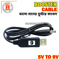 USB power boost line DC 5V to DC 9V Step UP Module USB Converter Adapter Cable 2.1x5.5mm Plug - Multi Plug_img_0