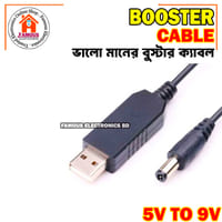 USB power boost line DC 5V to DC 9V Step UP Module USB Converter Adapter Cable 2.1x5.5mm Plug - Multi Plug_img_6