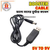 USB power boost line DC 5V to DC 9V Step UP Module USB Converter Adapter Cable 2.1x5.5mm Plug - Multi Plug_img_1