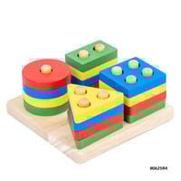 Montessori Wooden Shape Sorting Educational Puzzle Toy_img_2