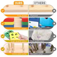 Montessori Wooden Shape Sorting Educational Puzzle Toy_img_5