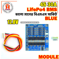 BMS 4S 12.8V 30A LiFePO4 Battery Charge Protection Board With Balance_img_1