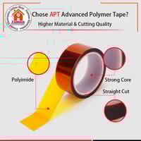 18mm 33M Kapton Tape | High Temperature Polyimide Heat Resistant Tape for Soldering & Electronics_img_4